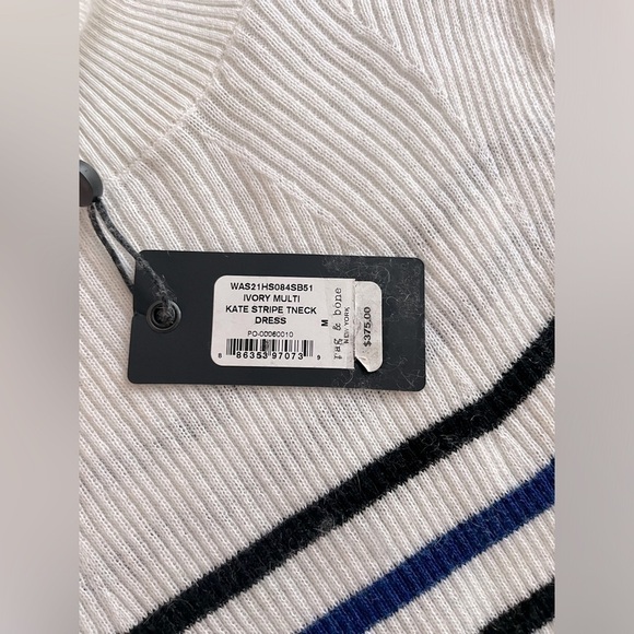 Rag & Bone Dress Kate Striped Turtleneck Sweater Size M - Picture 7 of 9